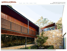 Tablet Screenshot of nettletonarchitect.com